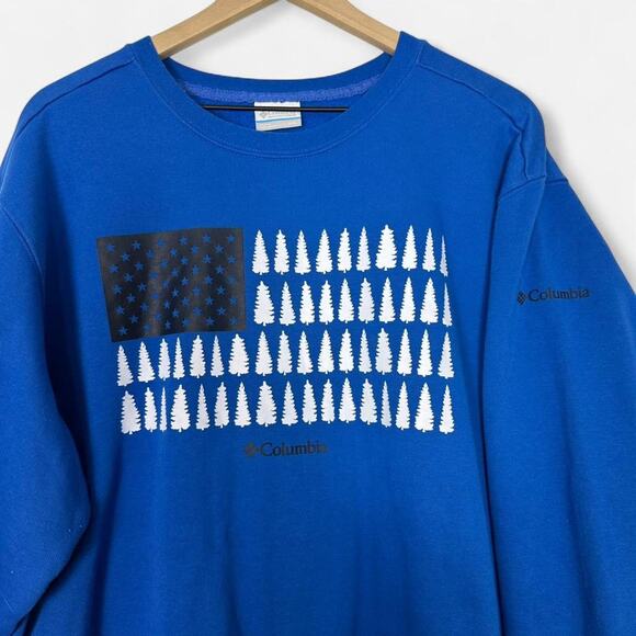 Columbia blue american flag tree - Picture 2 of 4